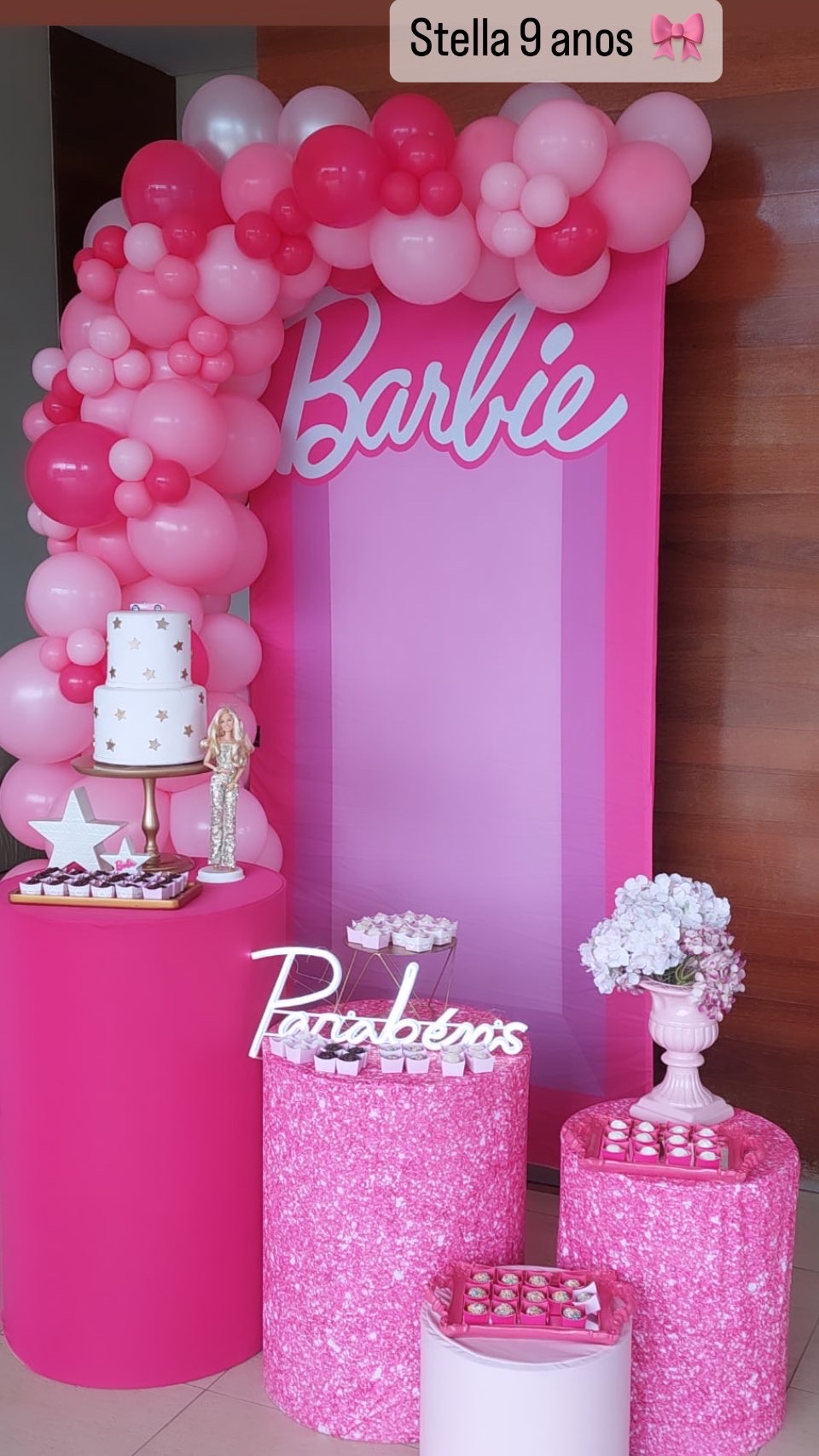 FESTA EM CASA TEMA BARBIE ADULTA 